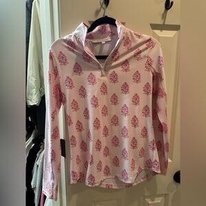 Pink Floral Quarter-Zip smith & Quinn